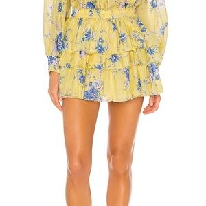 LoveShackFancy Floral Skirt